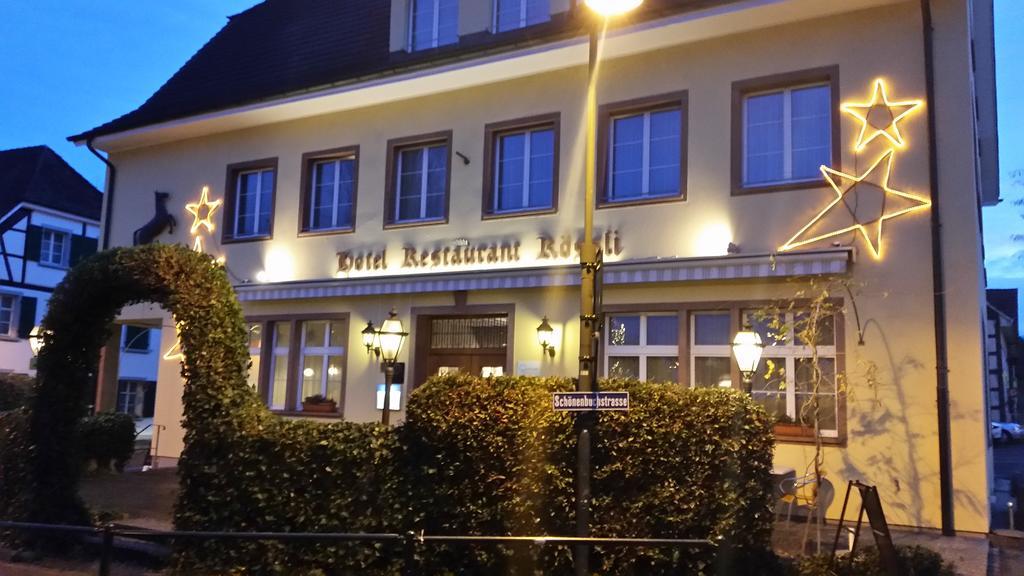 Hotel Roessli Allschwil Exterior foto